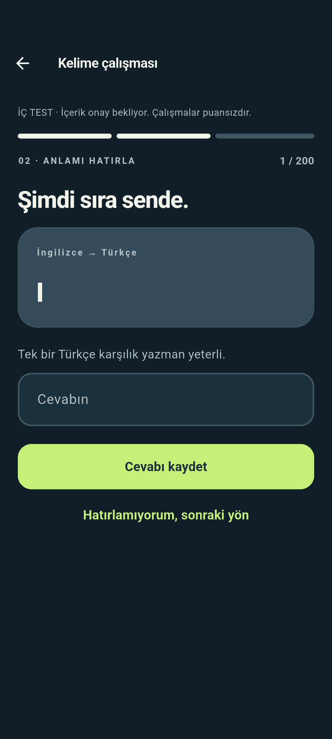5000 Words - Android Kendi başına hatırla