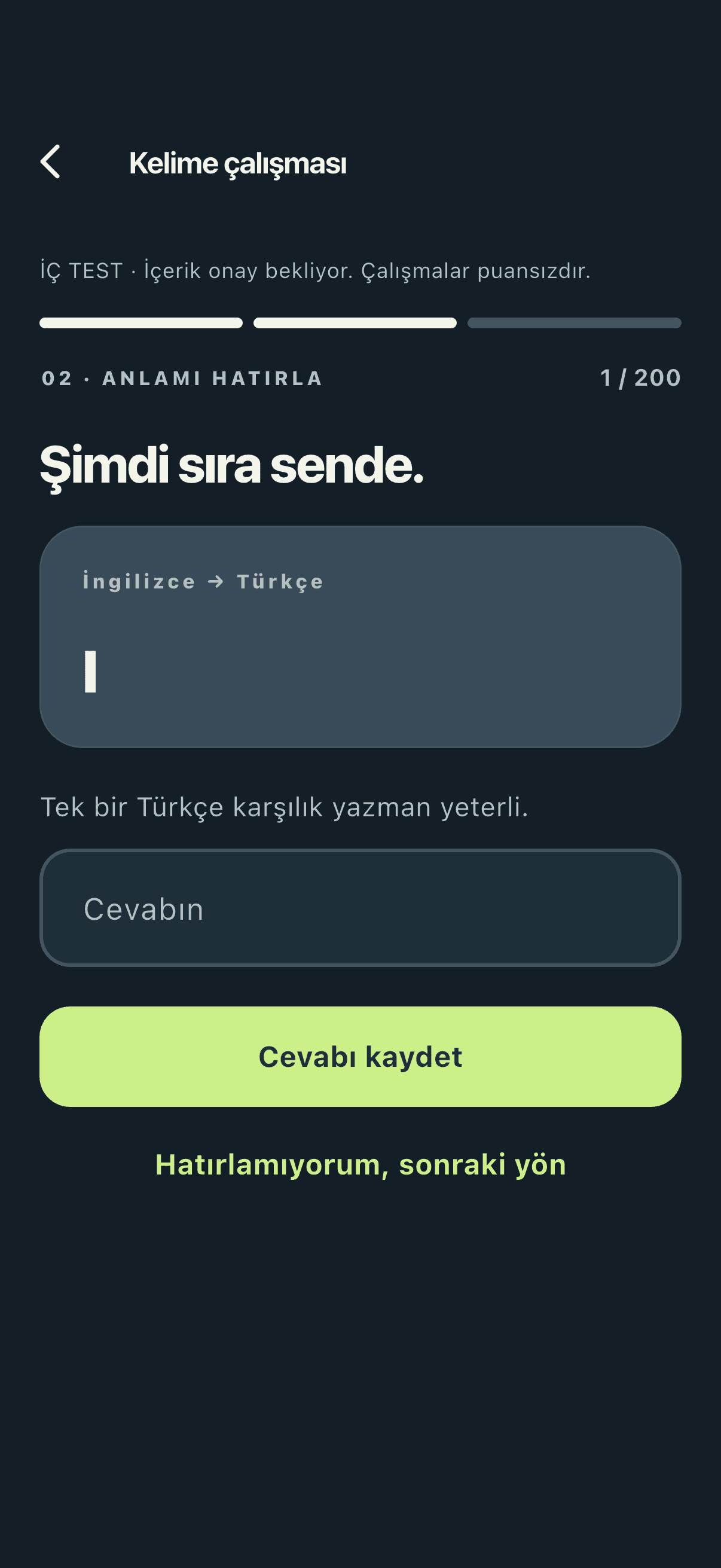 5000 Words - iOS Kendi başına hatırla